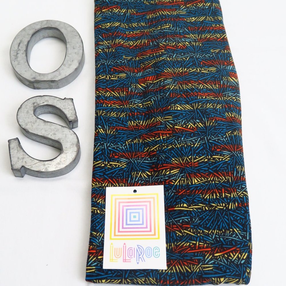 NWT LuLaRoe Leggings One Size USA July 4th